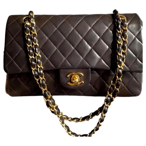 chanel brown handbag|authentic chanel handbag.